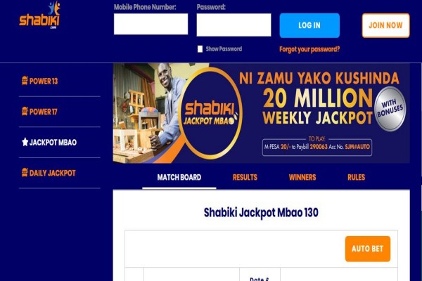 Shabiki Registration, App, Bonus, Jackpot and PayBill Number